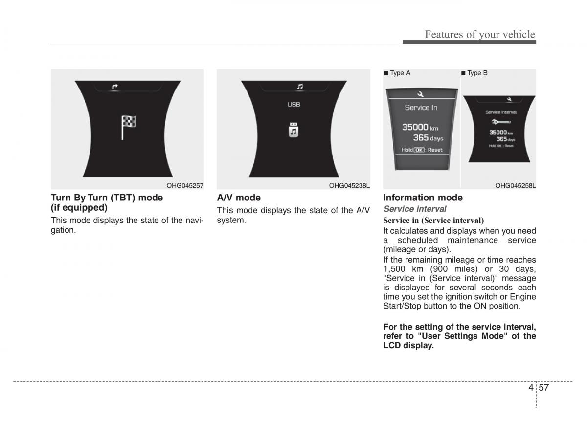 Hyundai Grandeur Azera HG V 5 owners manual / page 134