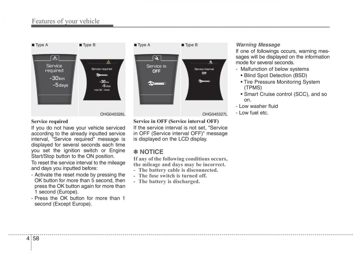 Hyundai Grandeur Azera HG V 5 owners manual / page 135