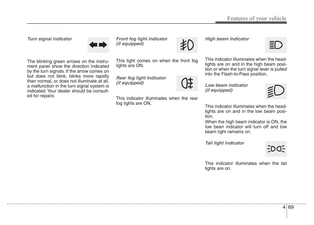 Hyundai Grandeur Azera HG V 5 owners manual / page 146