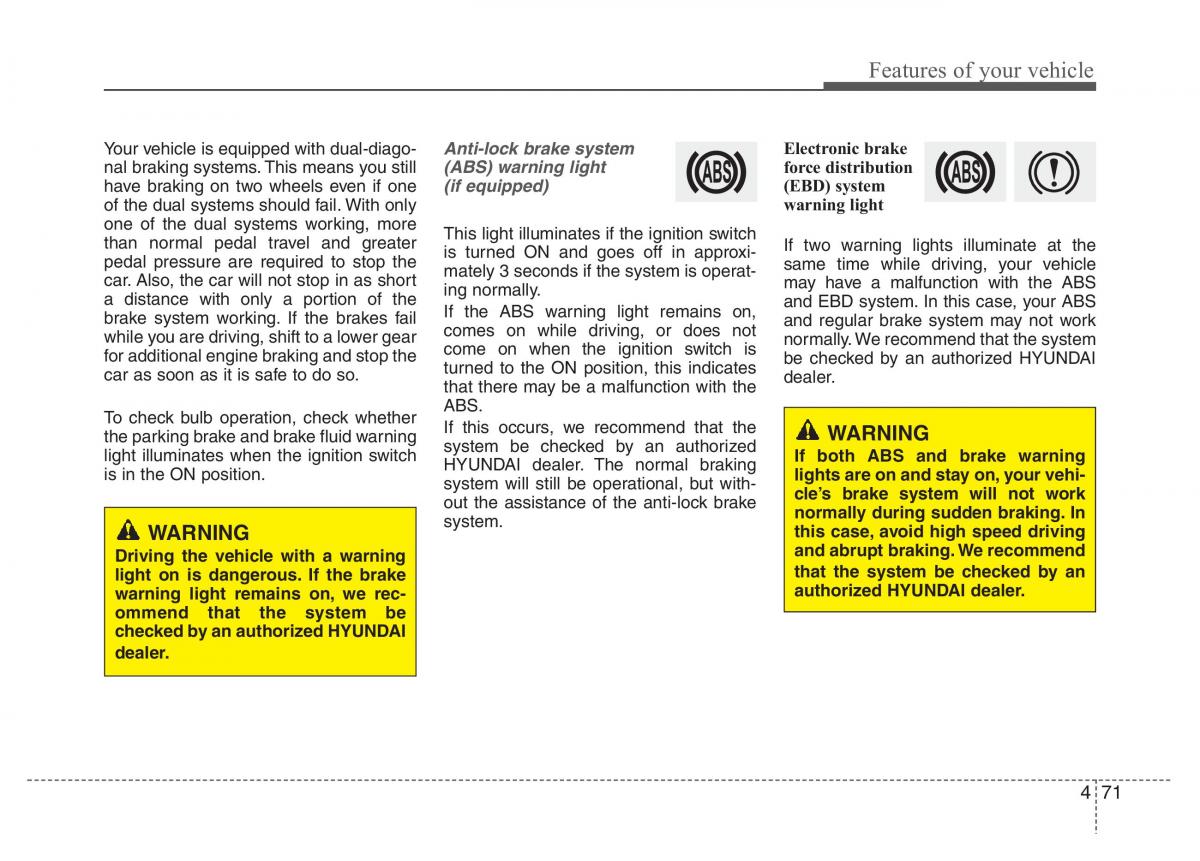 Hyundai Grandeur Azera HG V 5 owners manual / page 148