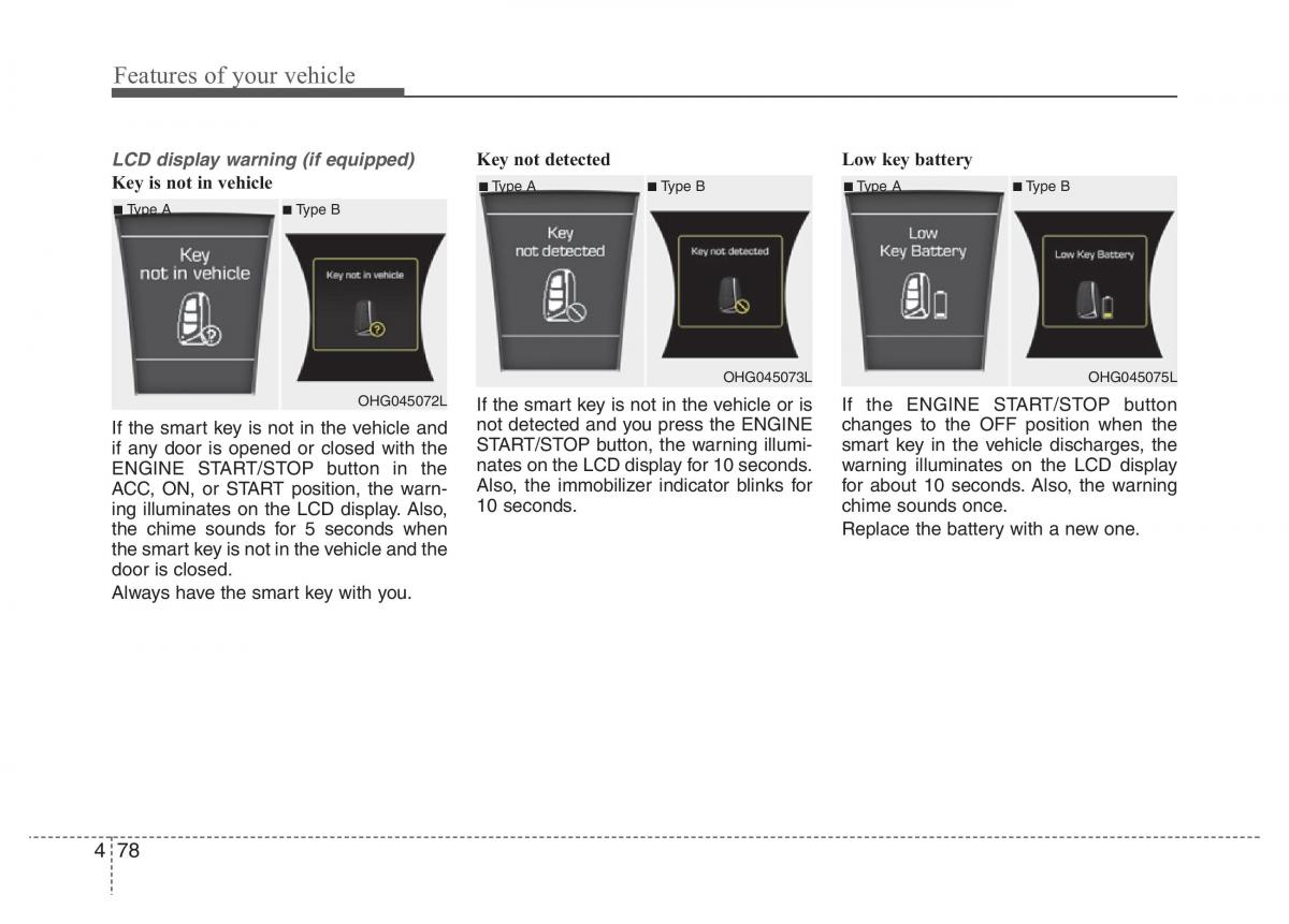 Hyundai Grandeur Azera HG V 5 owners manual / page 155