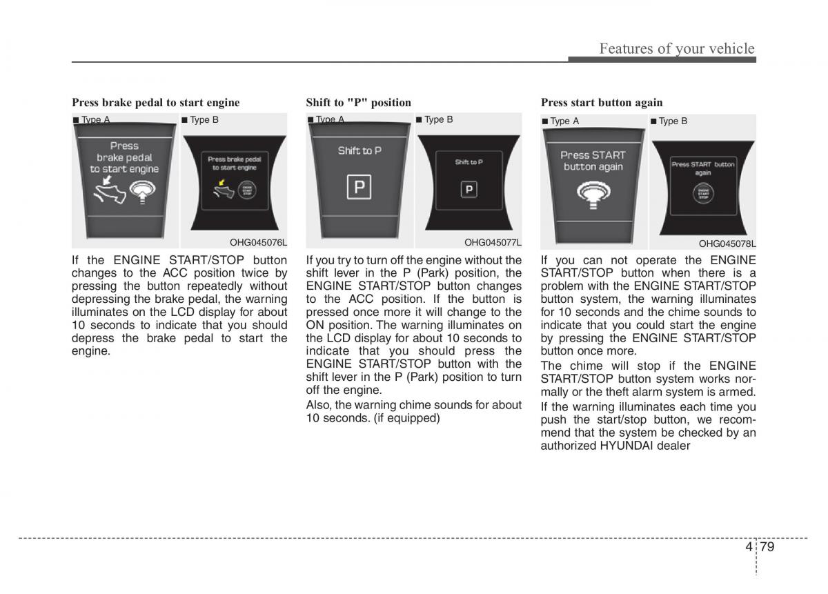 Hyundai Grandeur Azera HG V 5 owners manual / page 156