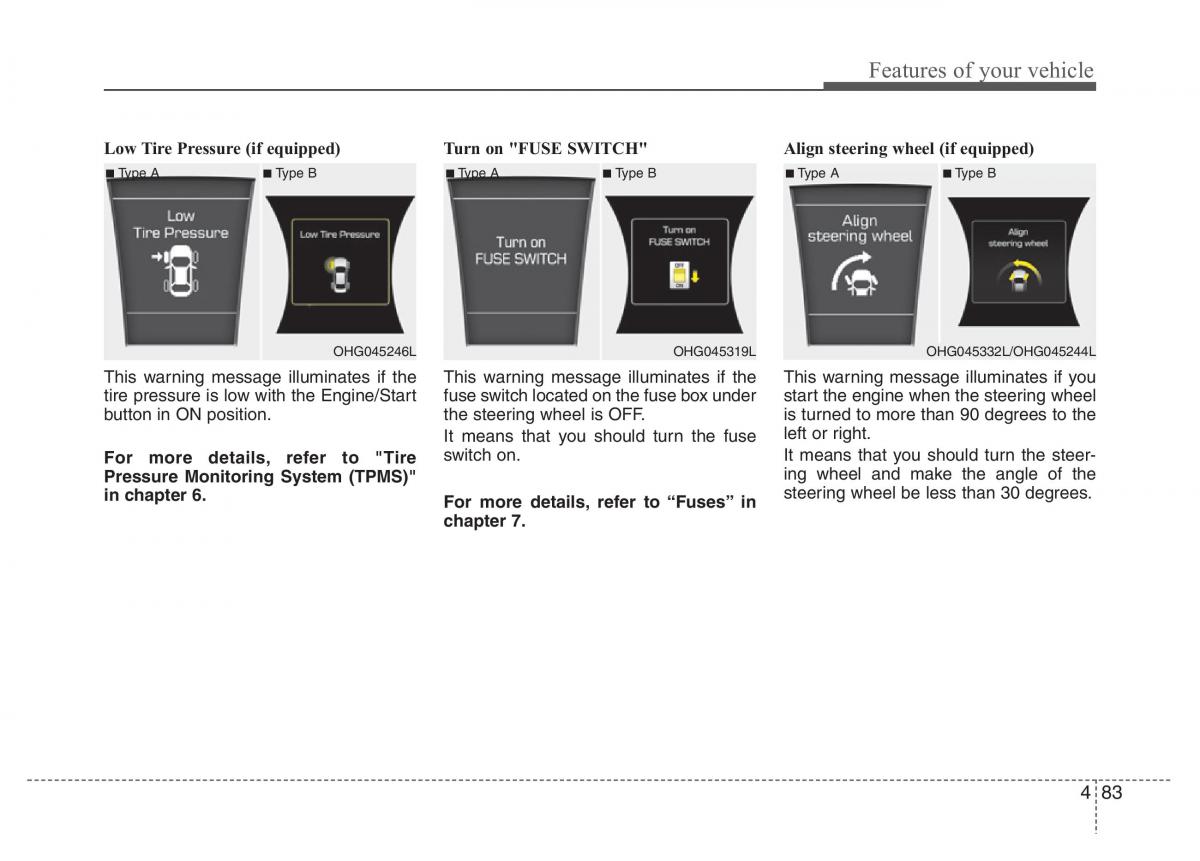 Hyundai Grandeur Azera HG V 5 owners manual / page 160