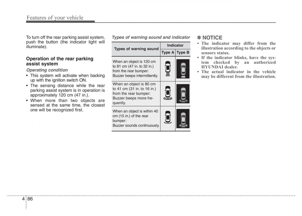 Hyundai Grandeur Azera HG V 5 owners manual / page 163