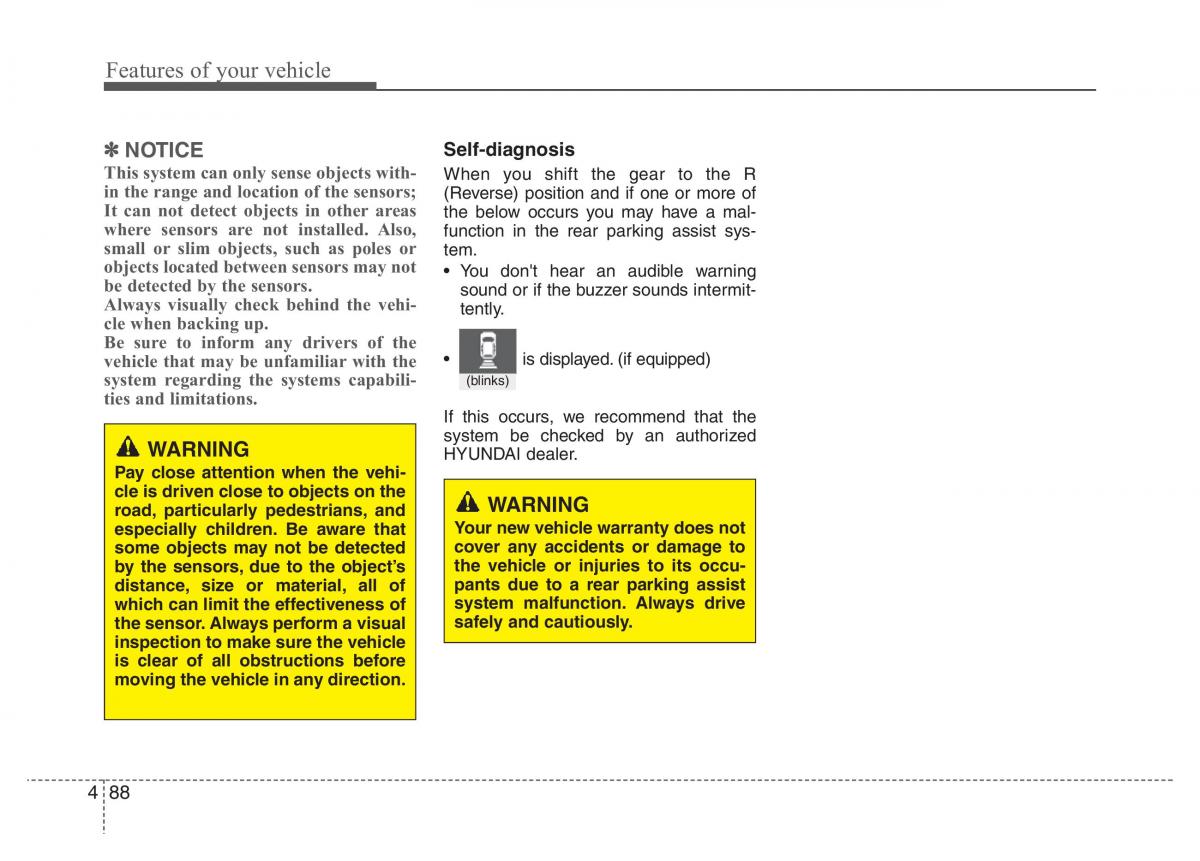 Hyundai Grandeur Azera HG V 5 owners manual / page 165