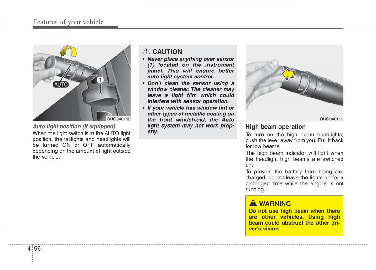 Hyundai Grandeur Azera HG V 5 owners manual / page 173