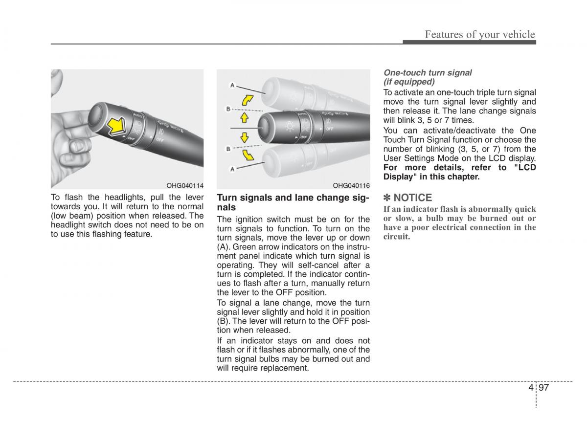 Hyundai Grandeur Azera HG V 5 owners manual / page 174