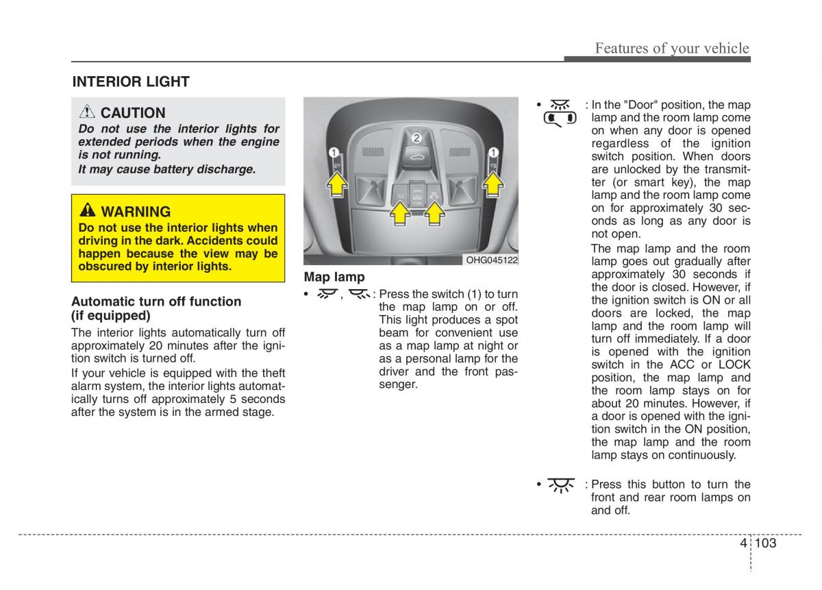 Hyundai Grandeur Azera HG V 5 owners manual / page 180