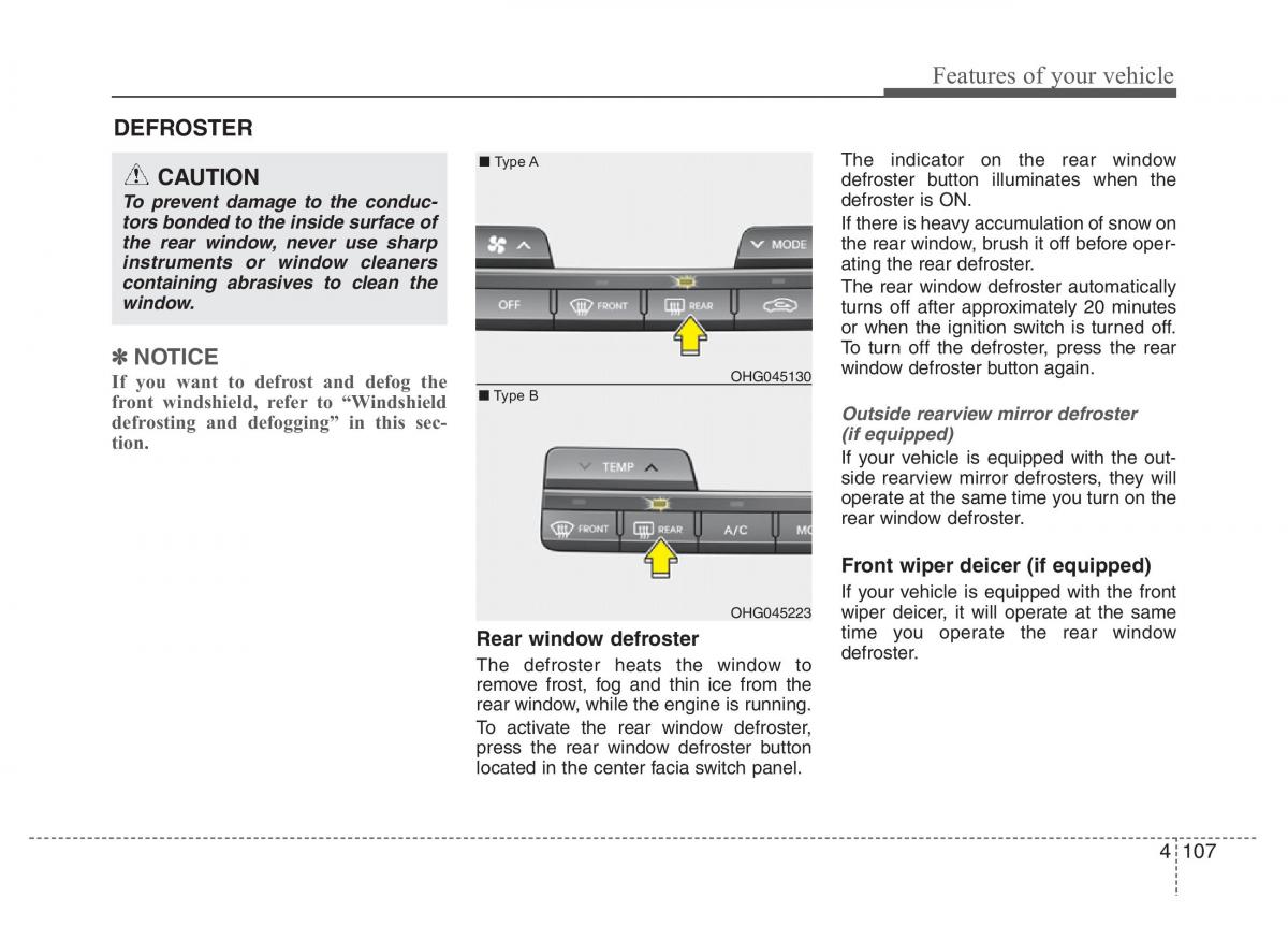 Hyundai Grandeur Azera HG V 5 owners manual / page 184