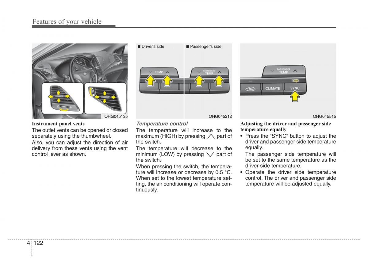 Hyundai Grandeur Azera HG V 5 owners manual / page 199