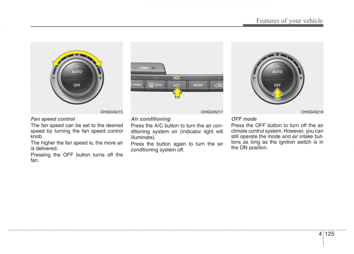 Hyundai Grandeur Azera HG V 5 owners manual / page 202