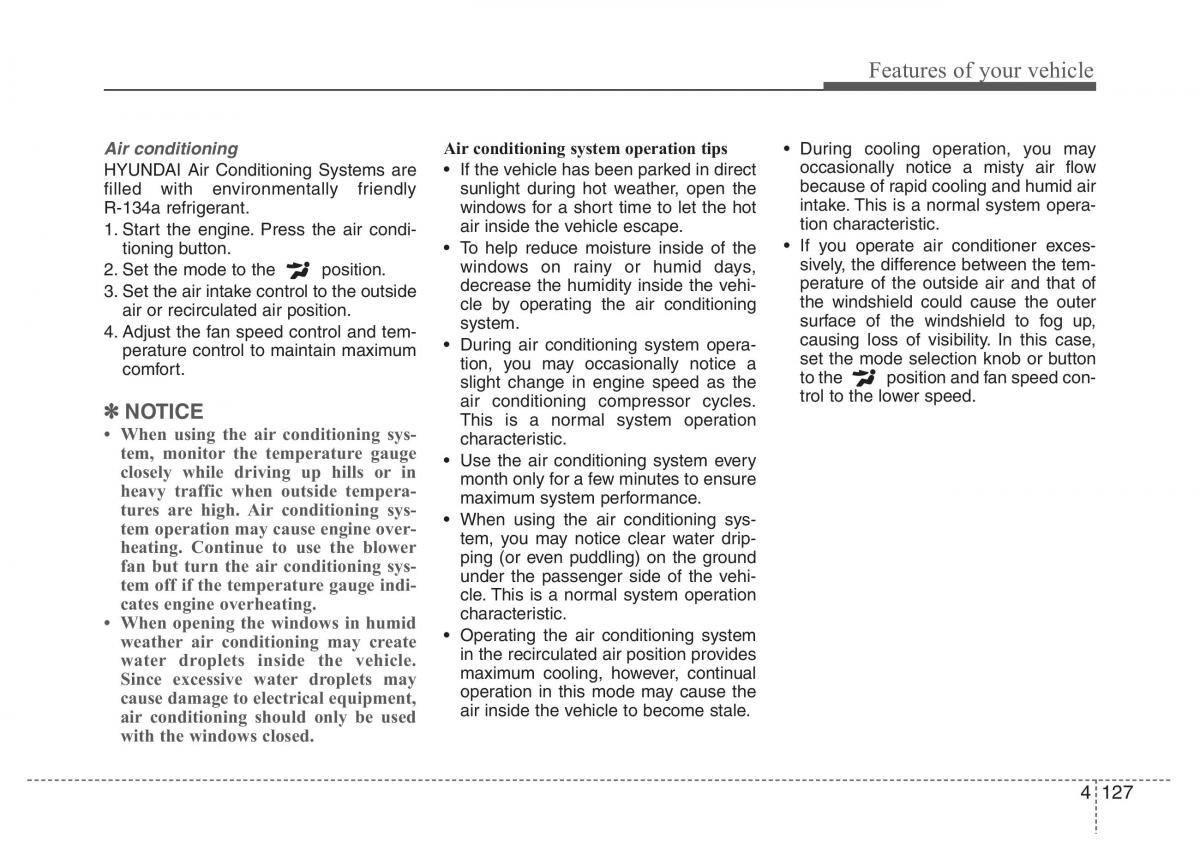 Hyundai Grandeur Azera HG V 5 owners manual / page 204