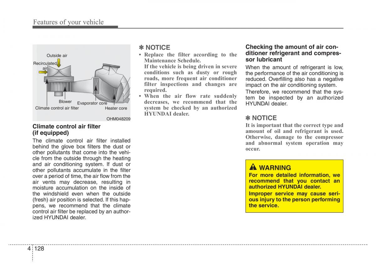 Hyundai Grandeur Azera HG V 5 owners manual / page 205