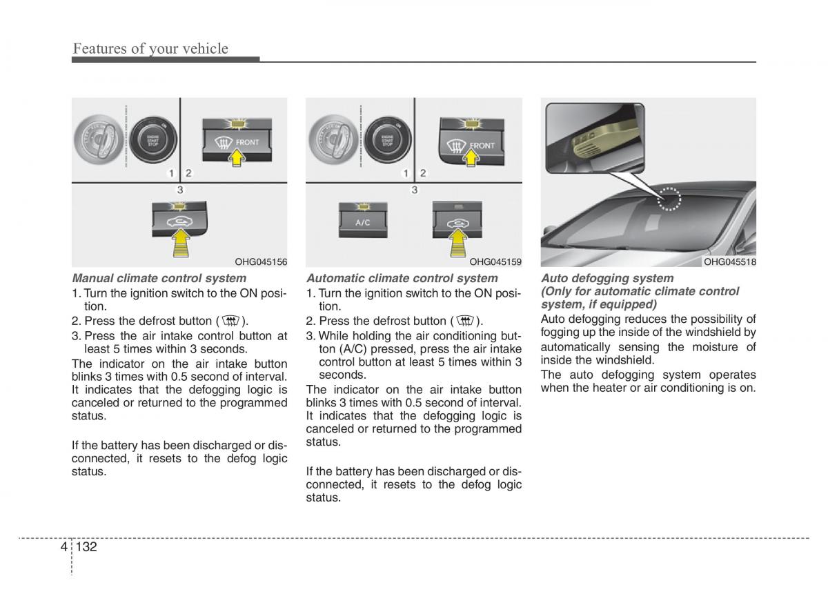 Hyundai Grandeur Azera HG V 5 owners manual / page 209