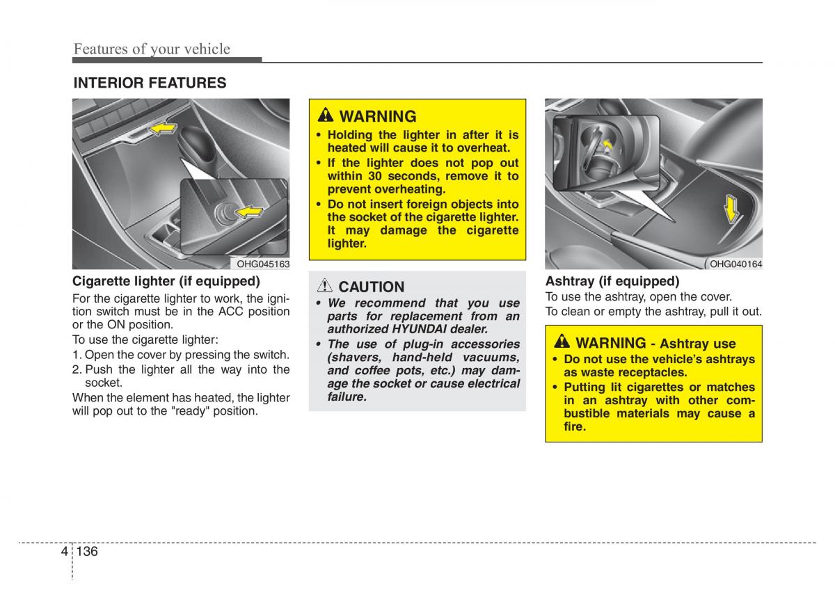 Hyundai Grandeur Azera HG V 5 owners manual / page 213