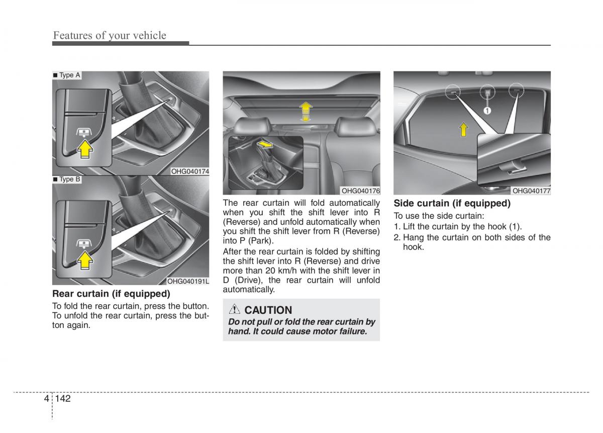 Hyundai Grandeur Azera HG V 5 owners manual / page 219