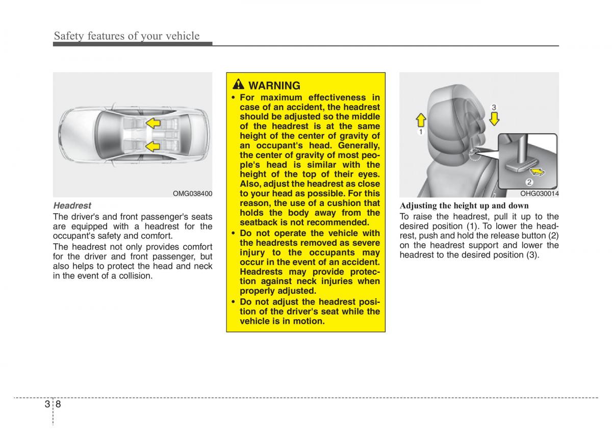 Hyundai Grandeur Azera HG V 5 owners manual / page 24