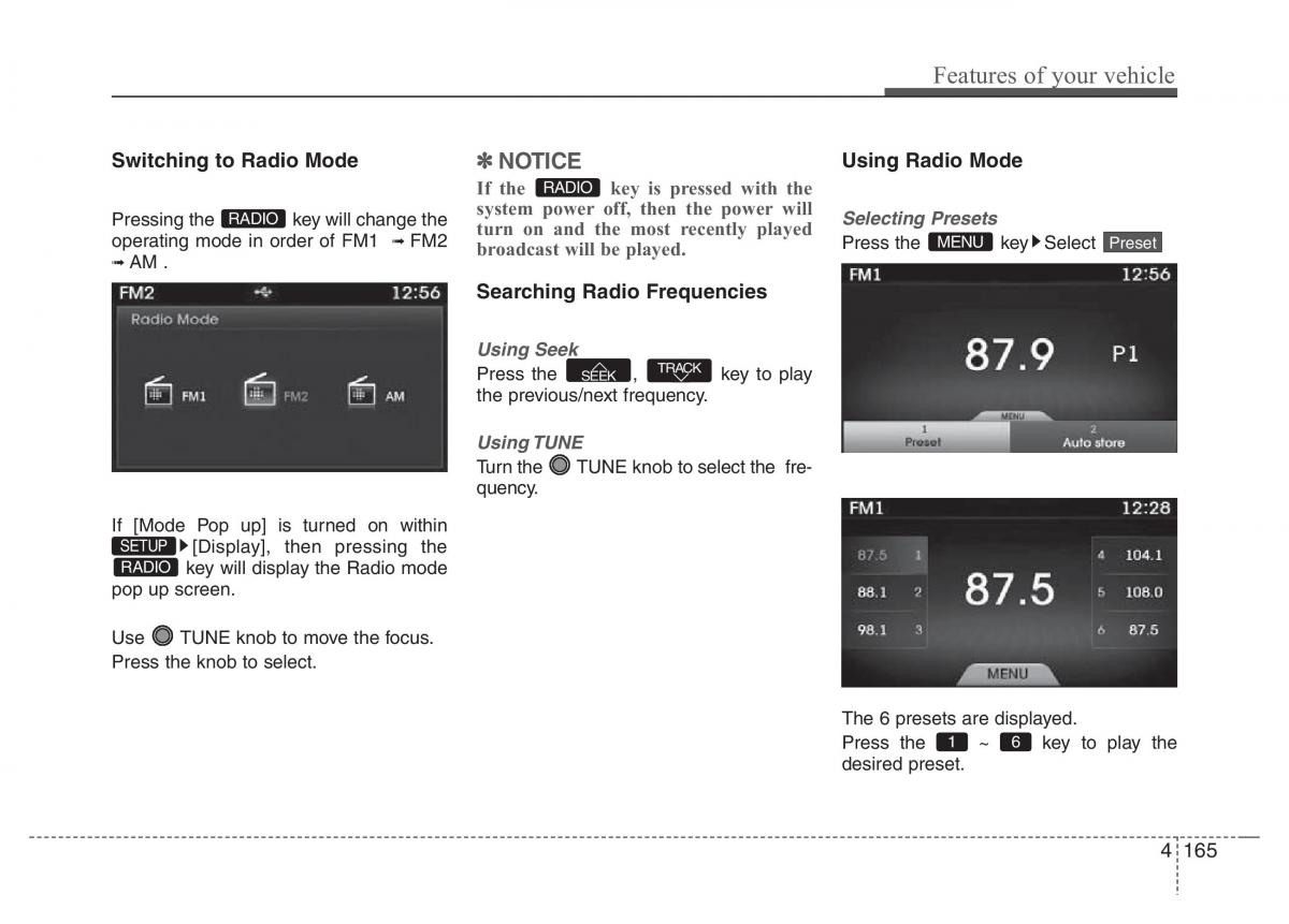 Hyundai Grandeur Azera HG V 5 owners manual / page 242