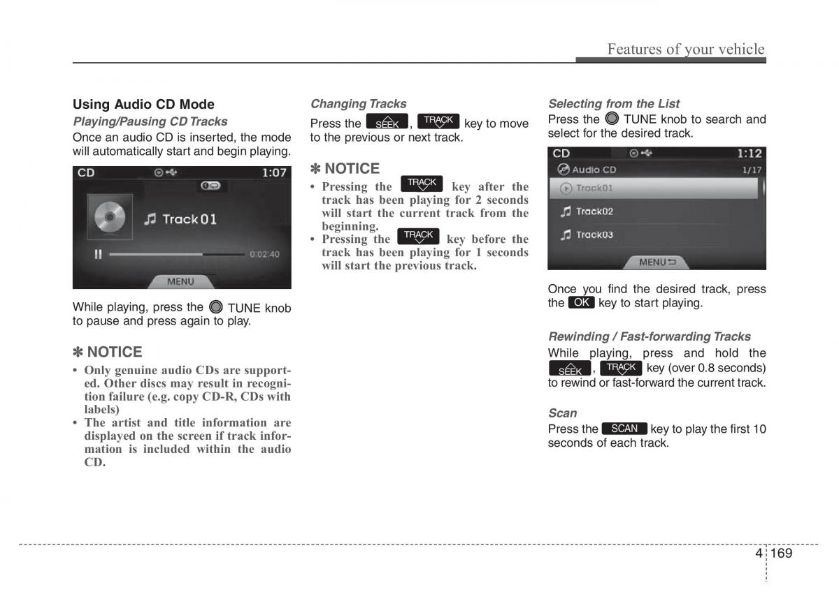 Hyundai Grandeur Azera HG V 5 owners manual / page 246