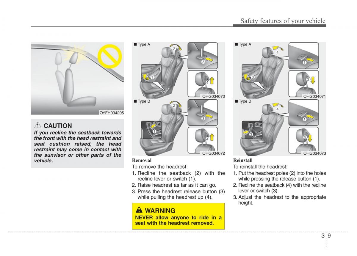 Hyundai Grandeur Azera HG V 5 owners manual / page 25