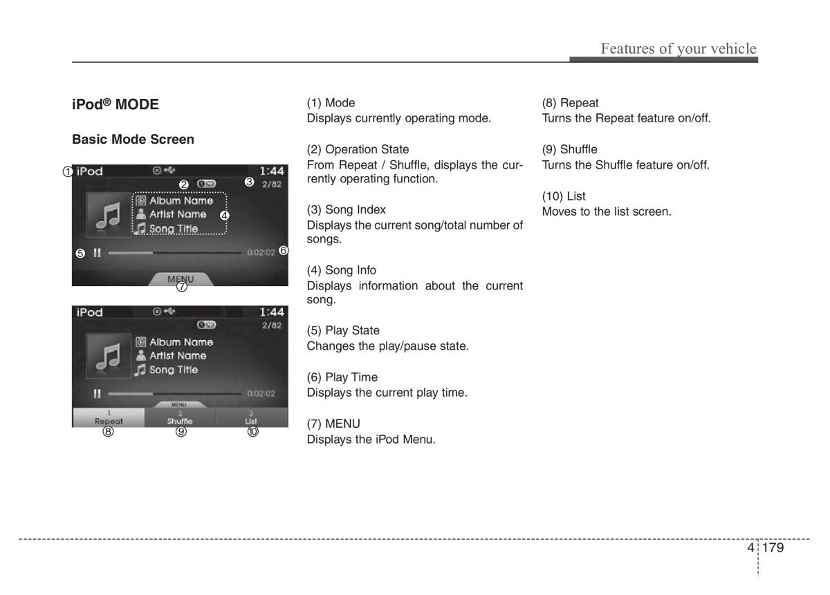 Hyundai Grandeur Azera HG V 5 owners manual / page 256