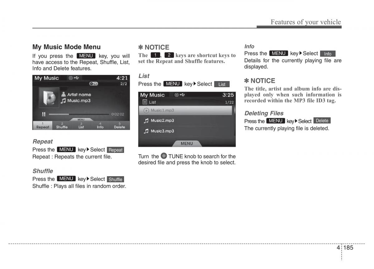 Hyundai Grandeur Azera HG V 5 owners manual / page 262