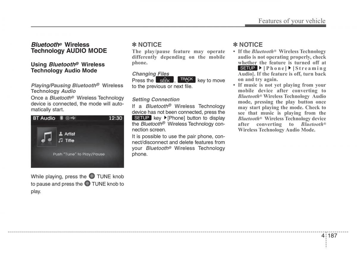 Hyundai Grandeur Azera HG V 5 owners manual / page 264