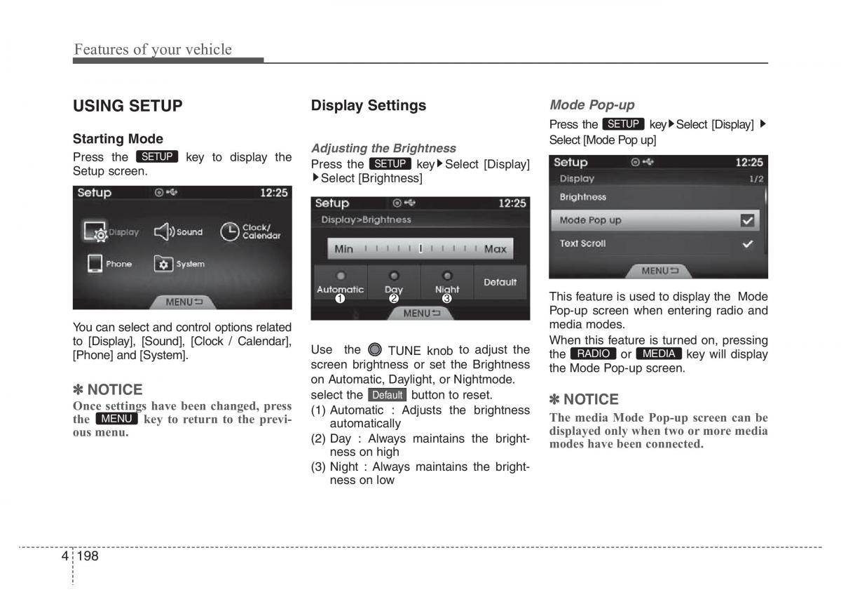 Hyundai Grandeur Azera HG V 5 owners manual / page 275