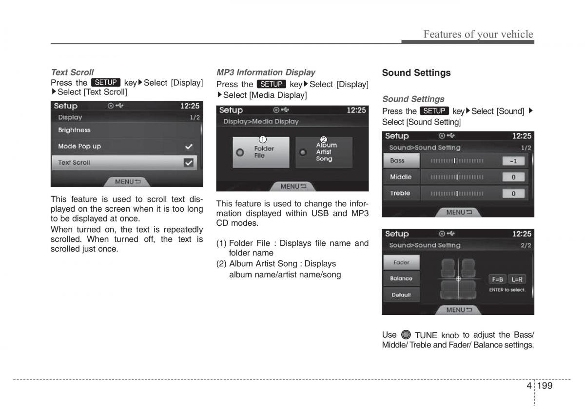 Hyundai Grandeur Azera HG V 5 owners manual / page 276