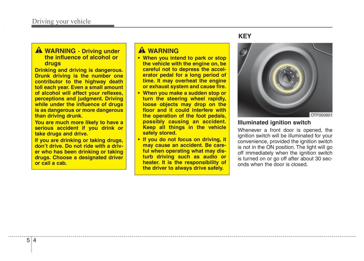 Hyundai Grandeur Azera HG V 5 owners manual / page 287