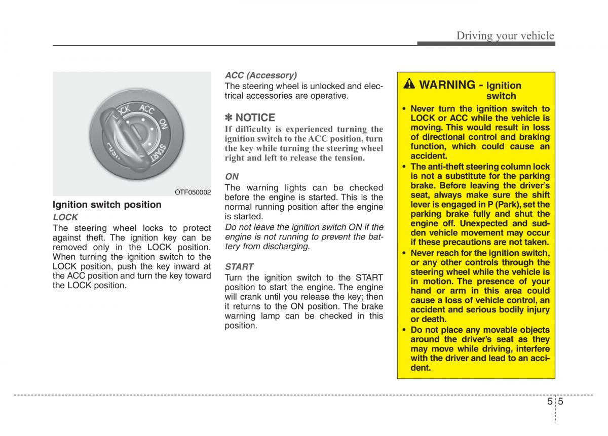 Hyundai Grandeur Azera HG V 5 owners manual / page 288