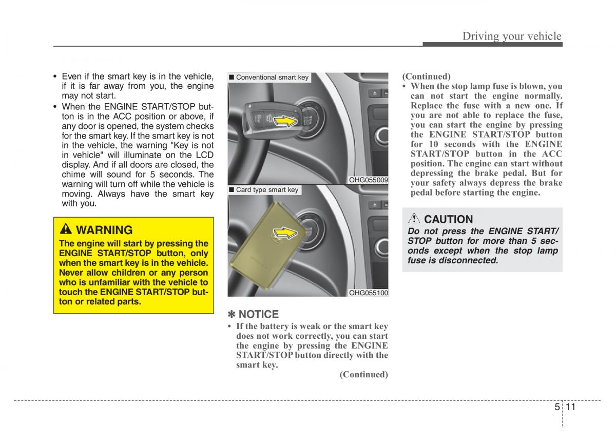 Hyundai Grandeur Azera HG V 5 owners manual / page 294