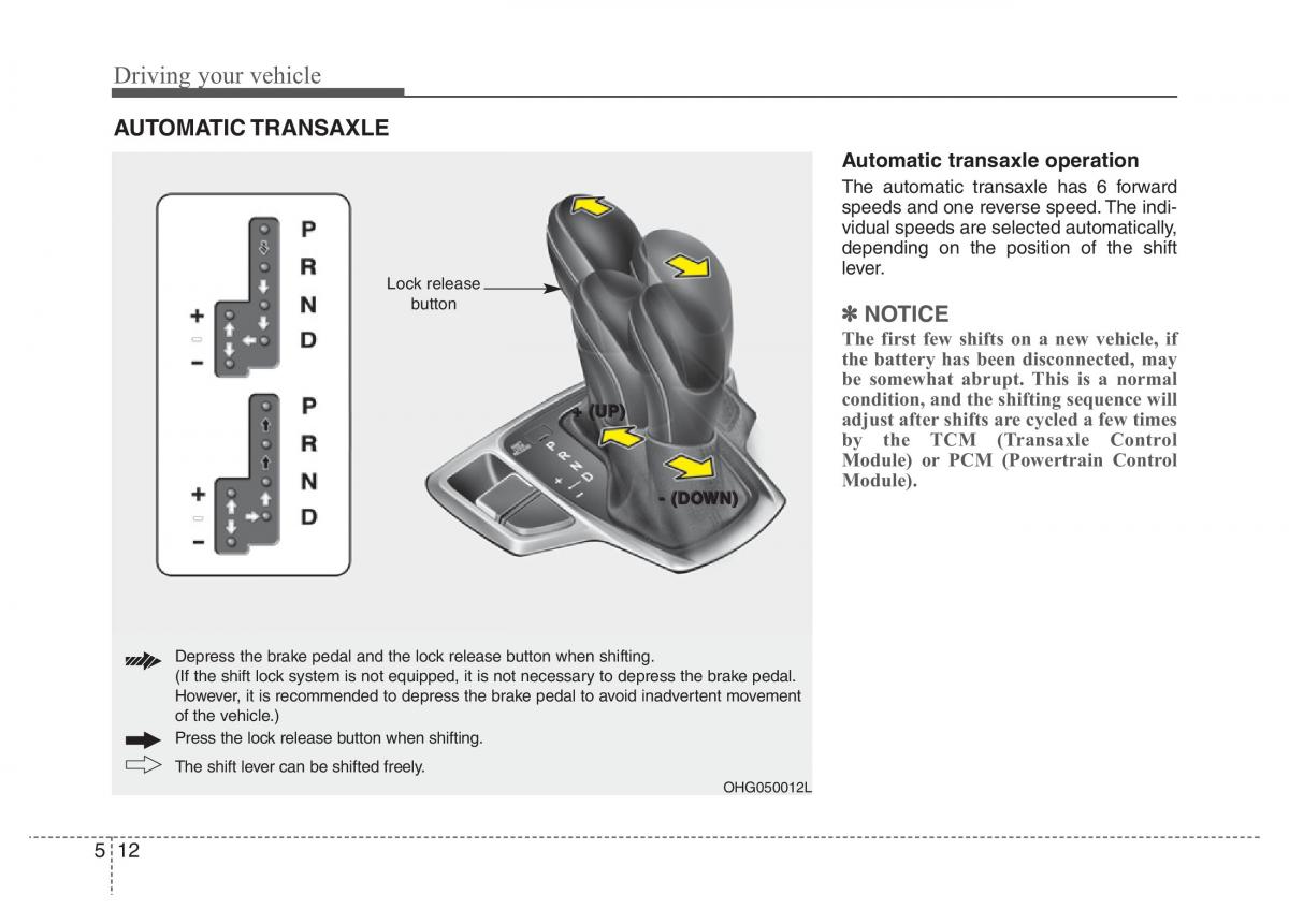 Hyundai Grandeur Azera HG V 5 owners manual / page 295