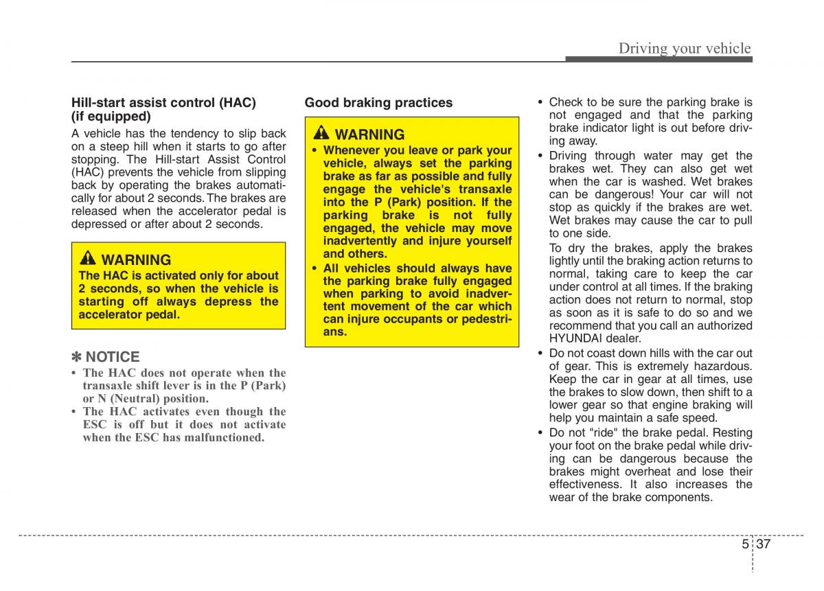 Hyundai Grandeur Azera HG V 5 owners manual / page 320