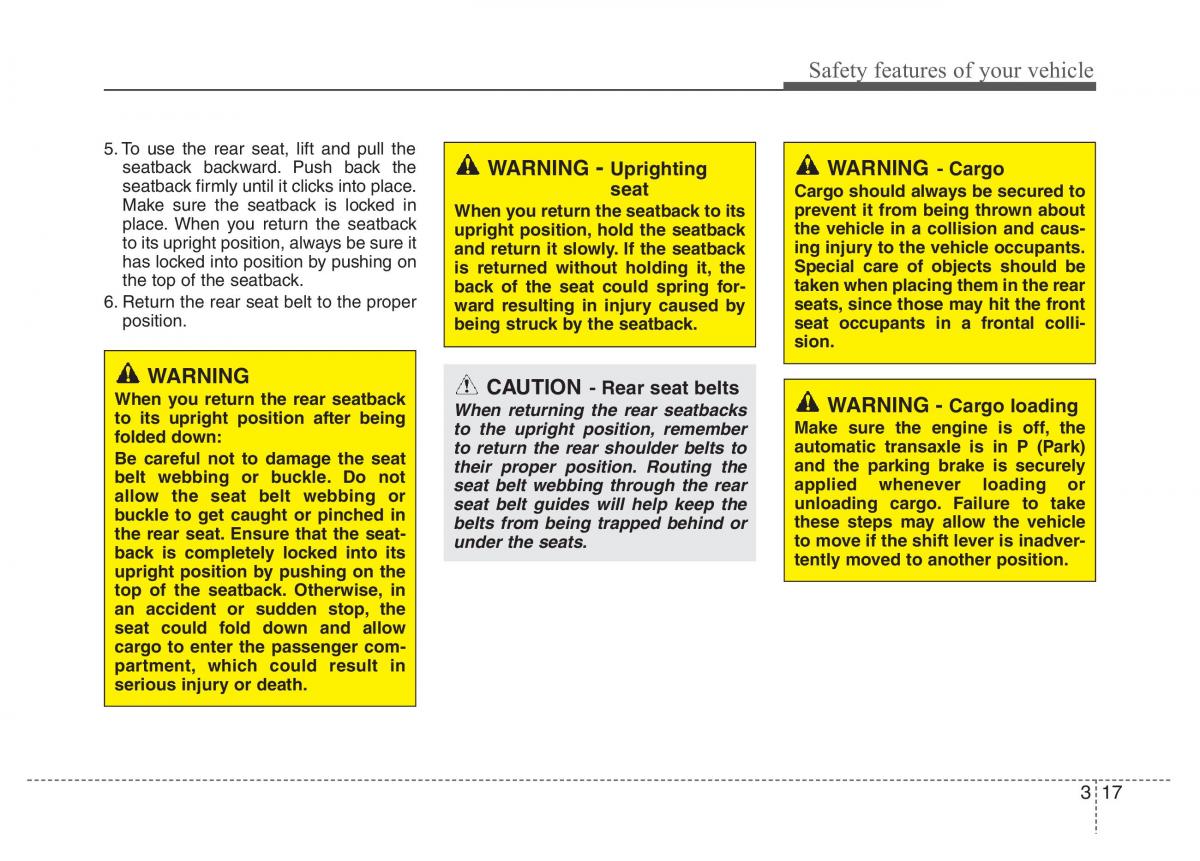 Hyundai Grandeur Azera HG V 5 owners manual / page 33