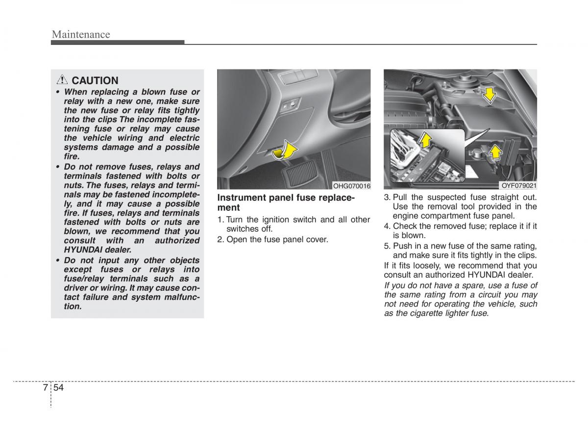 Hyundai Grandeur Azera HG V 5 owners manual / page 436