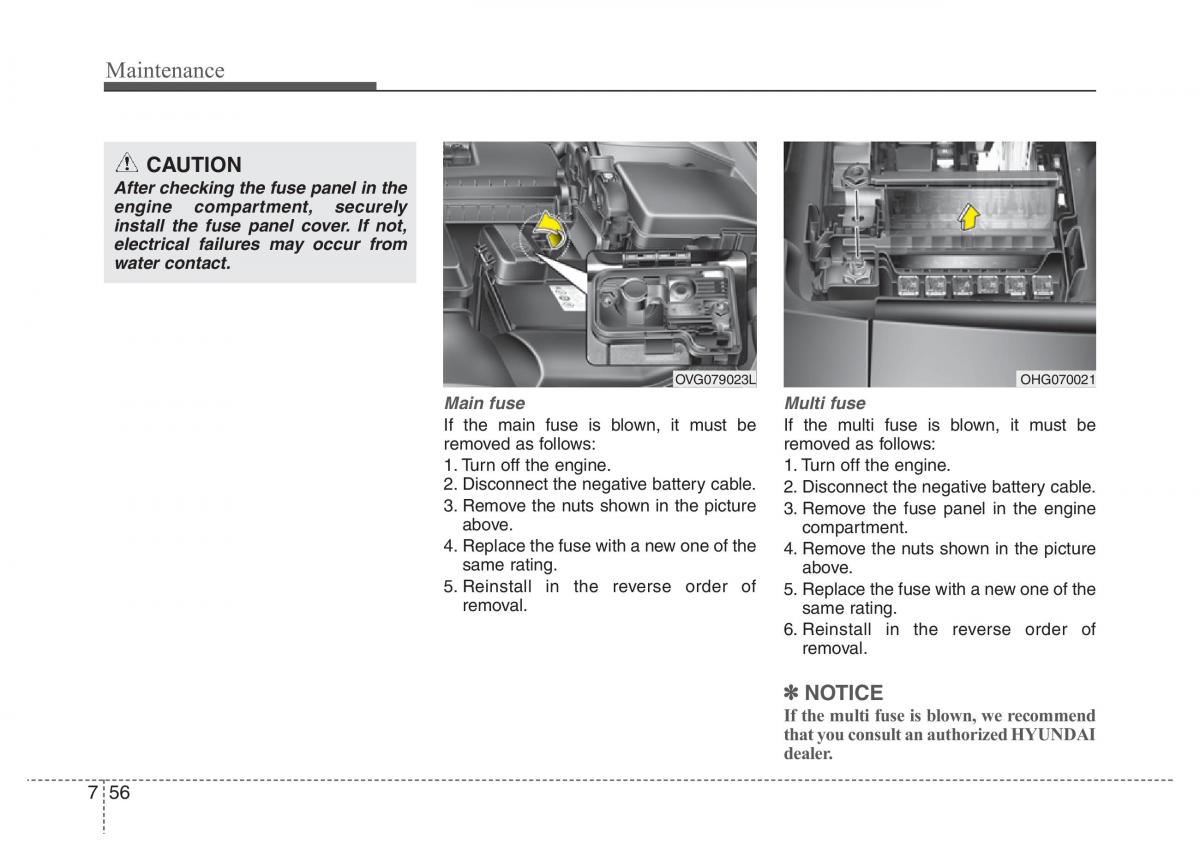 Hyundai Grandeur Azera HG V 5 owners manual / page 438