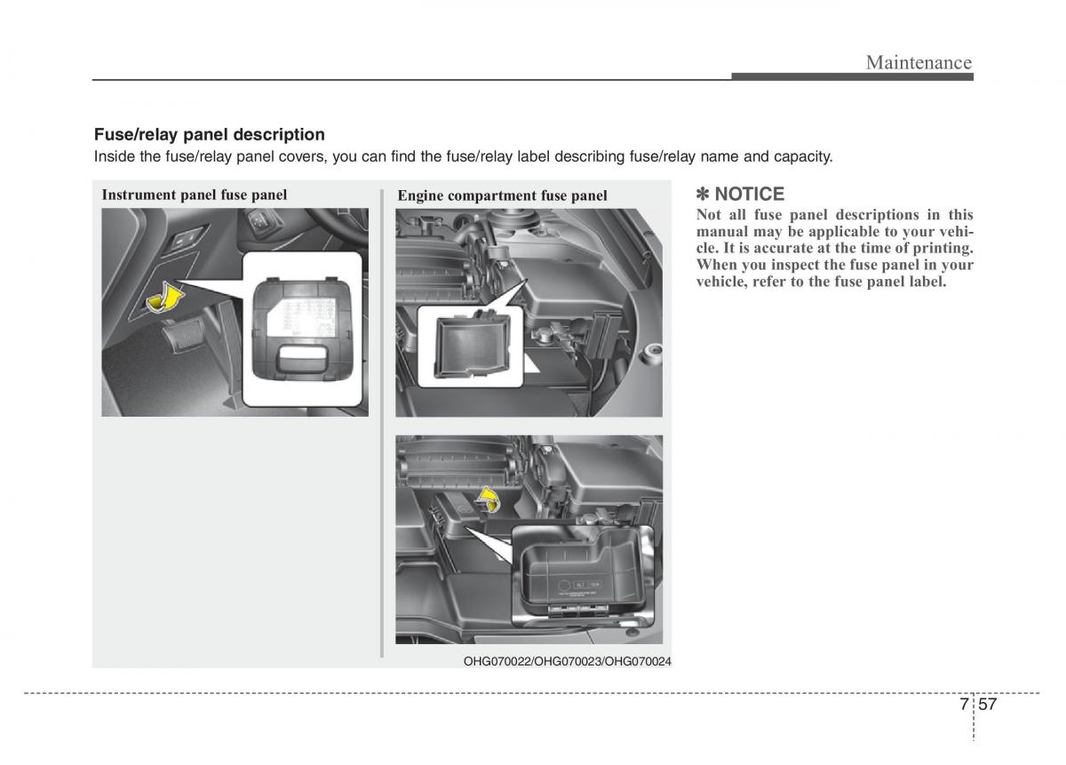 Hyundai Grandeur Azera HG V 5 owners manual / page 439