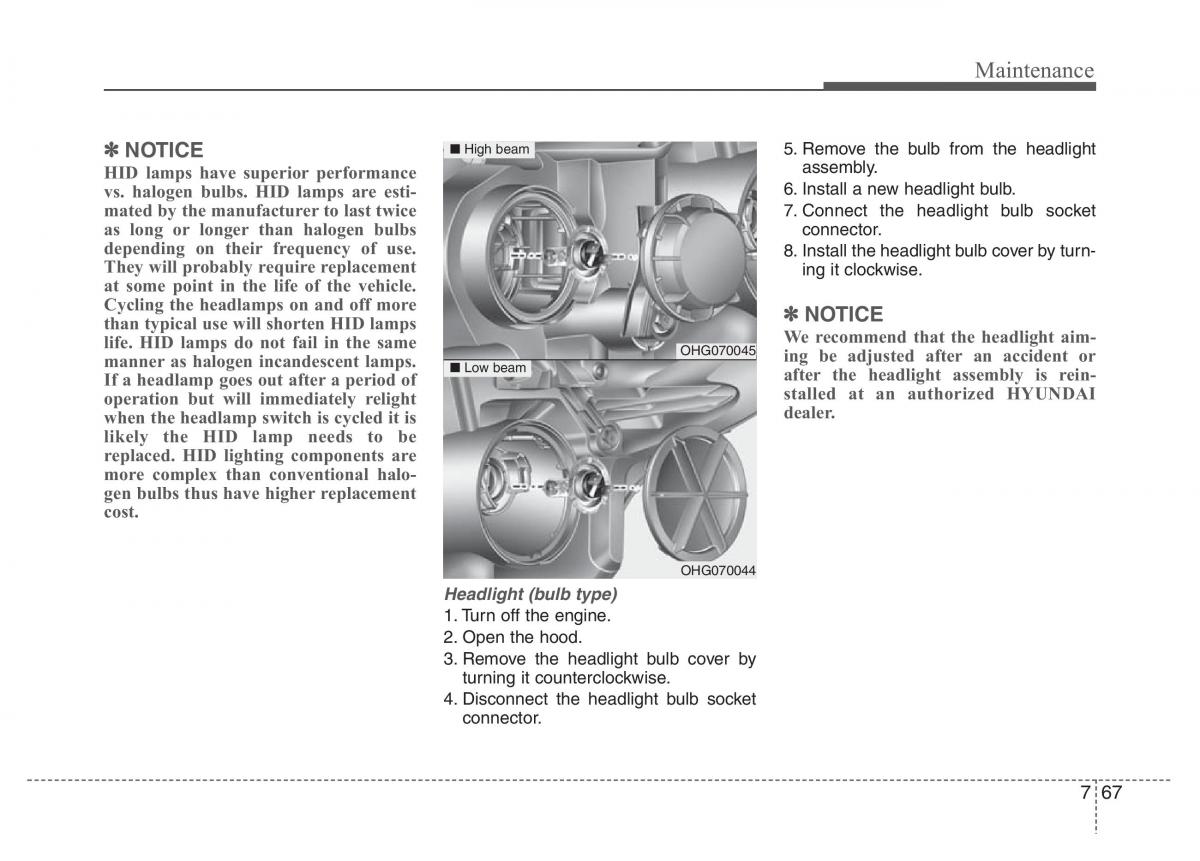 Hyundai Grandeur Azera HG V 5 owners manual / page 449