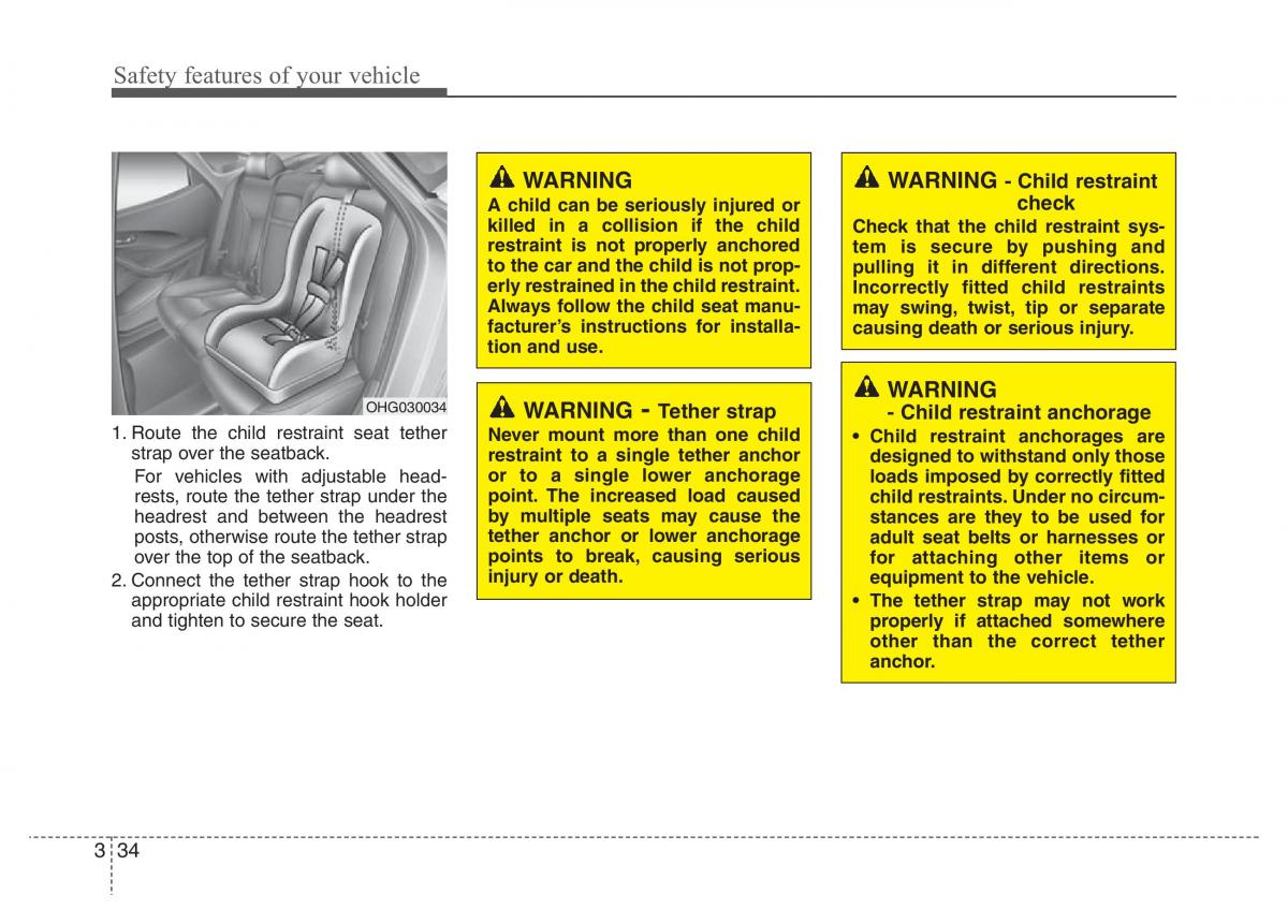 Hyundai Grandeur Azera HG V 5 owners manual / page 50