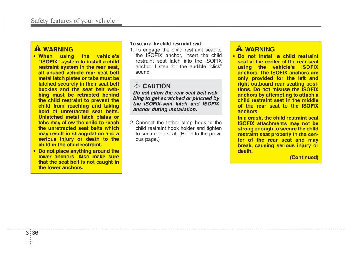 Hyundai Grandeur Azera HG V 5 owners manual / page 52