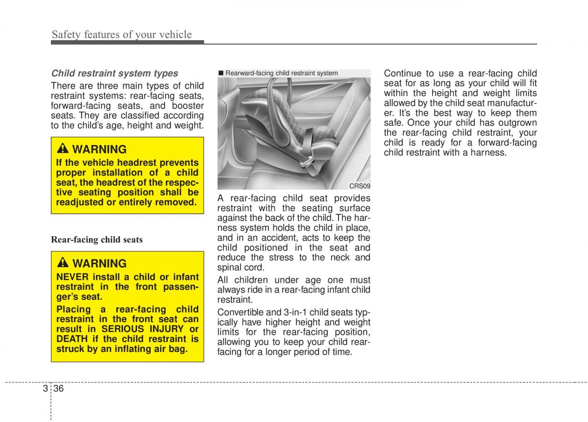 Hyundai Elantra V 5 i35 Avante MD owners manual / page 55