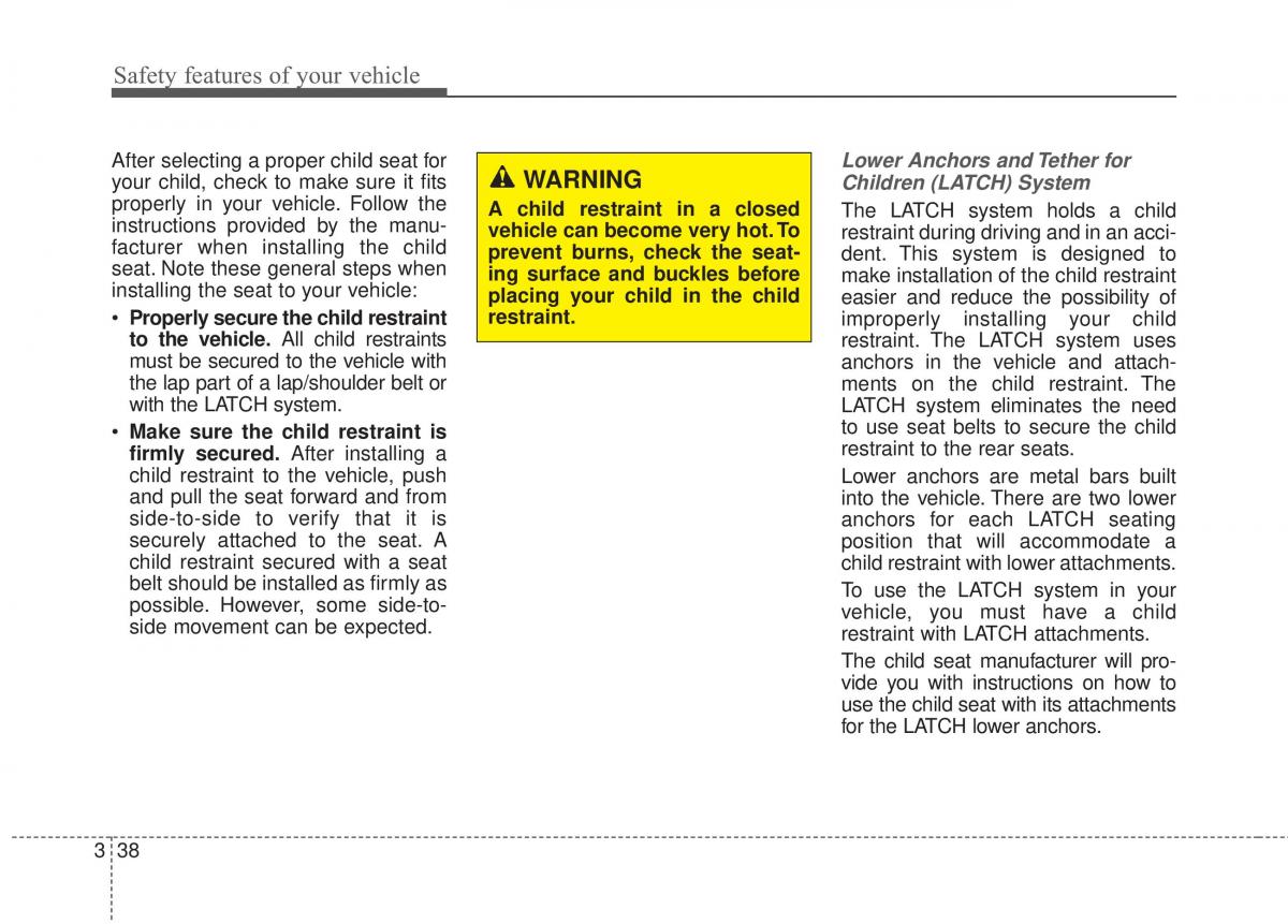 Hyundai Elantra V 5 i35 Avante MD owners manual / page 57