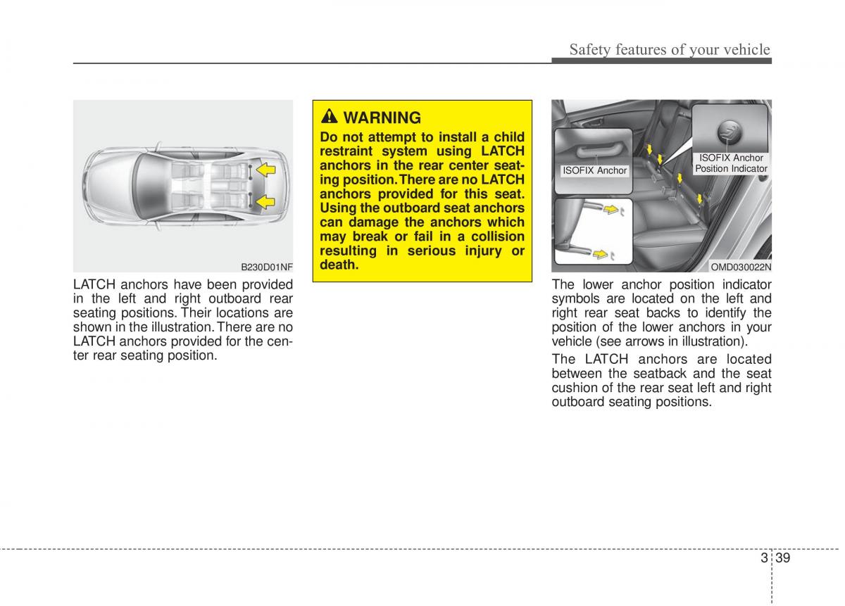 Hyundai Elantra V 5 i35 Avante MD owners manual / page 58