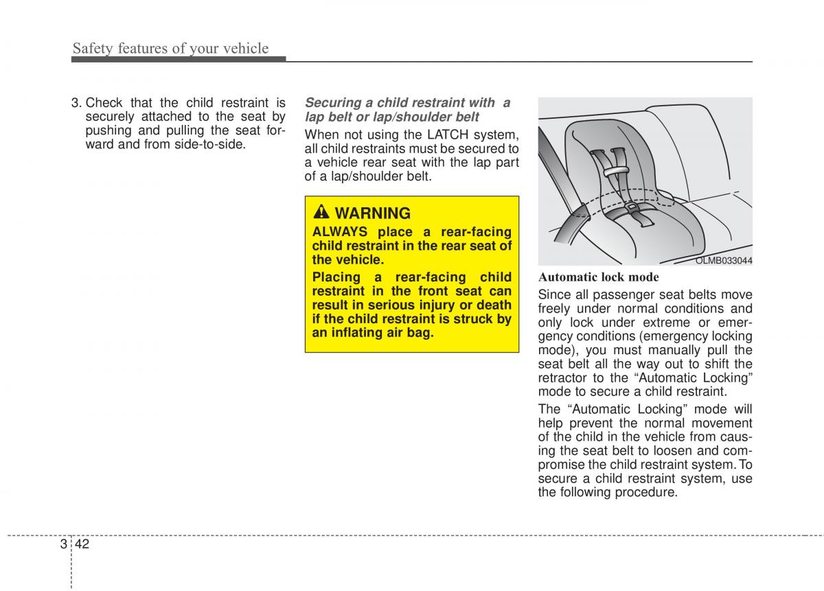 Hyundai Elantra V 5 i35 Avante MD owners manual / page 61