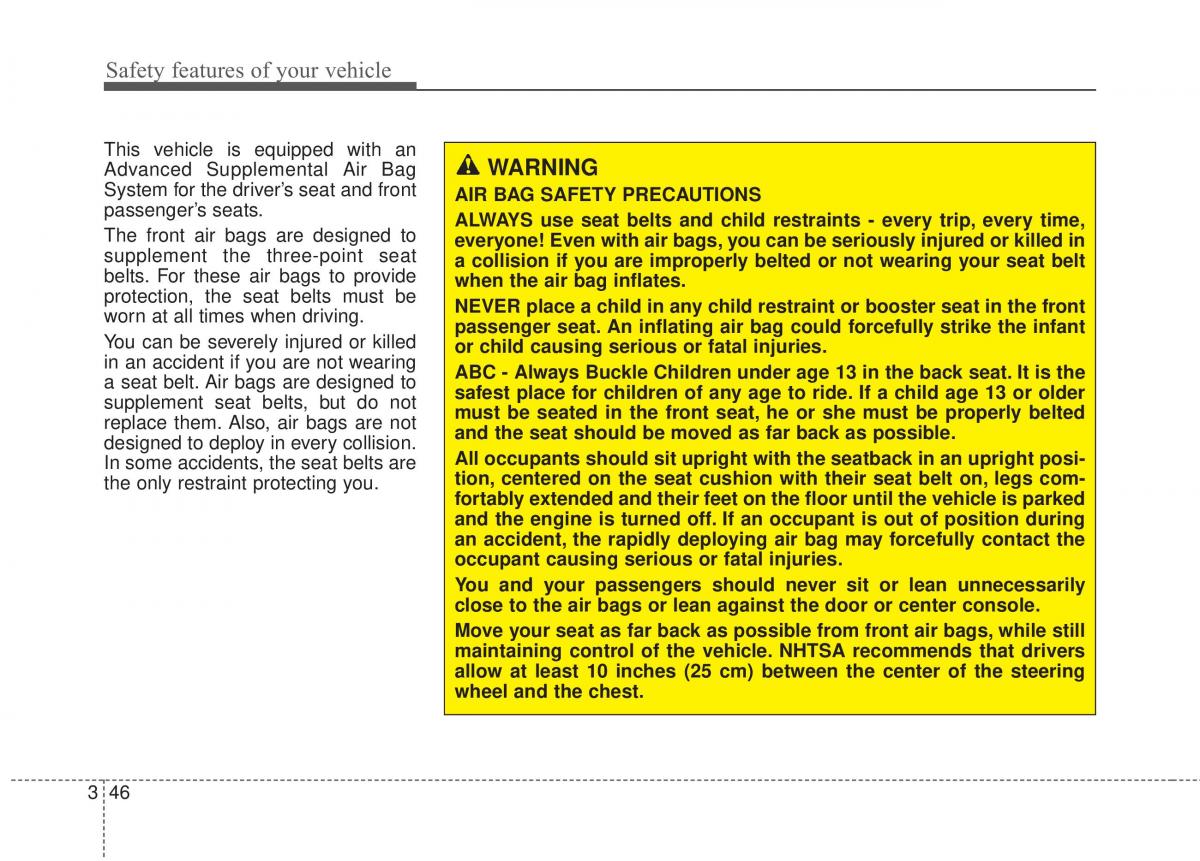 Hyundai Elantra V 5 i35 Avante MD owners manual / page 65