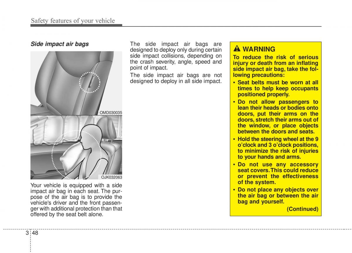 Hyundai Elantra V 5 i35 Avante MD owners manual / page 67