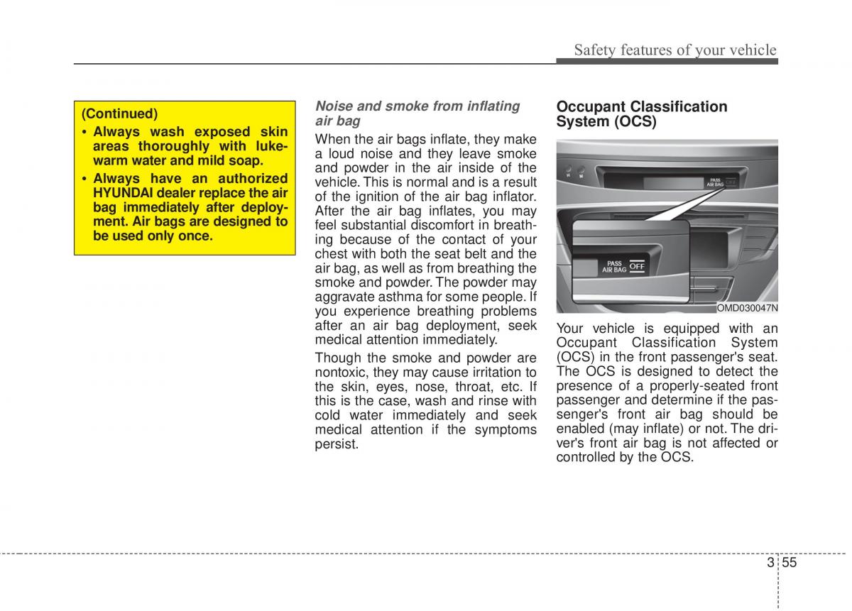 Hyundai Elantra V 5 i35 Avante MD owners manual / page 74