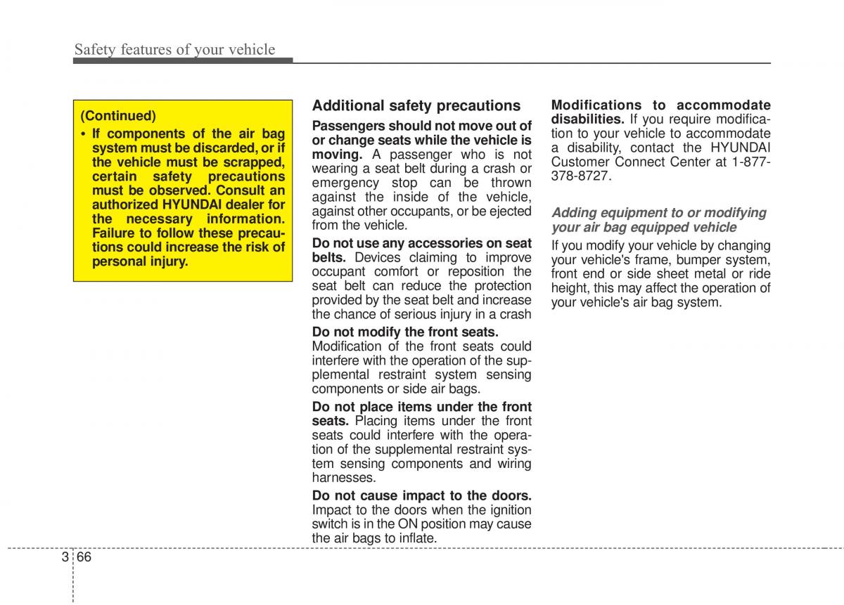 Hyundai Elantra V 5 i35 Avante MD owners manual / page 85