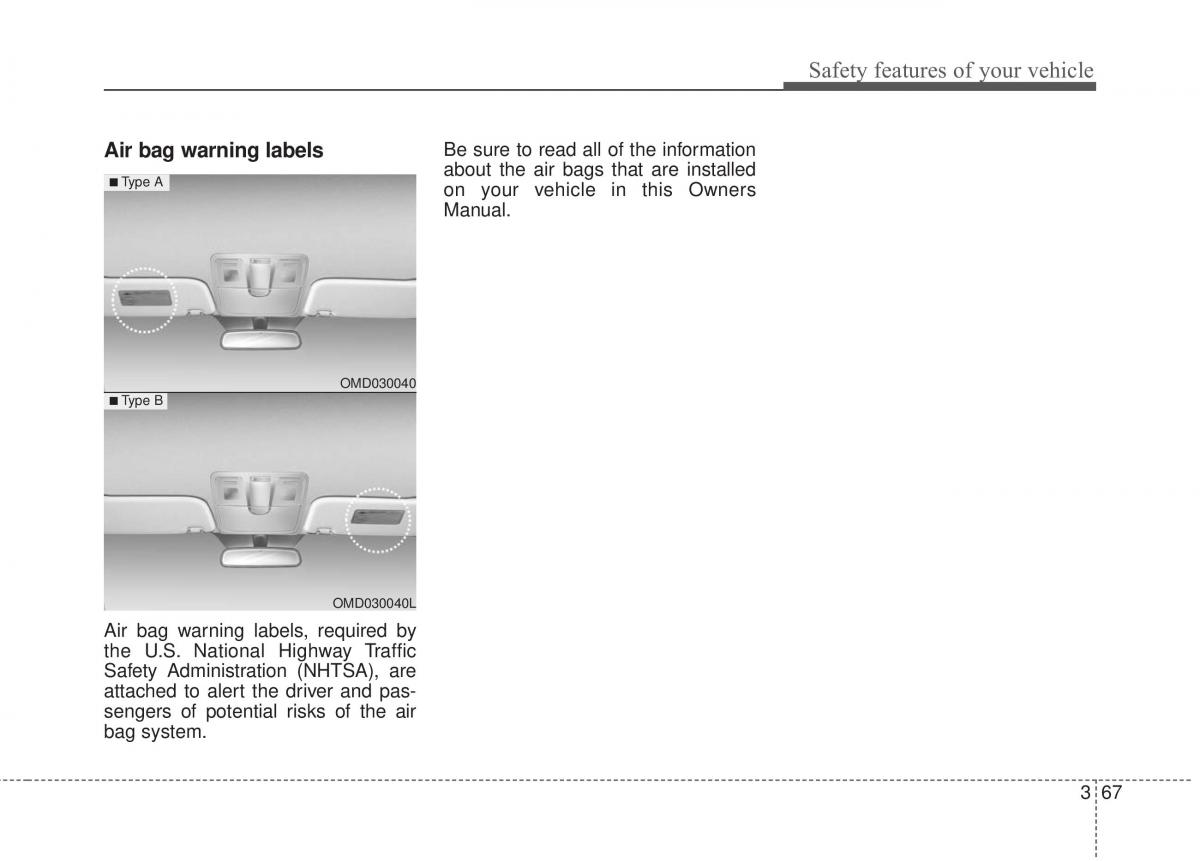 Hyundai Elantra V 5 i35 Avante MD owners manual / page 86